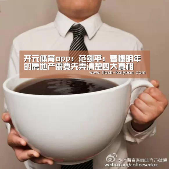 开元体育app:范剑平:看懂明年的房地产需要先弄清楚四大真相(图3) 开云体育官网